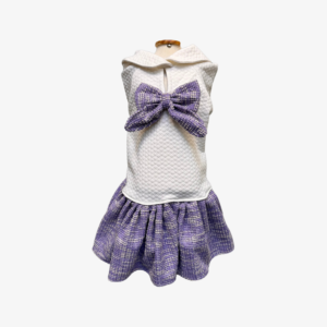 Vestido Tweed Bow